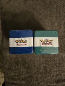 Pokemon - Exclusive 2 Stacking Tins Set with Evolving Skies Packs - New/Sealed - Image 3