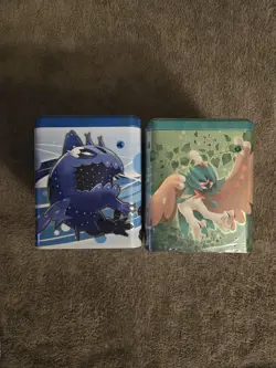Pokemon - Exclusive 2 Stacking Tins Set with Evolving Skies Packs - New/Sealed - Image 4