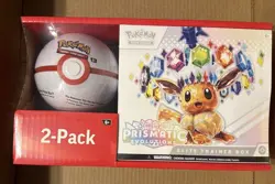 3 NEW Pokemon Prismatic Evolutions ETB + Pokeball Bundles (Sams Club Exclusive) - Image 2