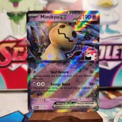 Mimikyu ex SVP 004 Prize Pack Series Play Stamp - Pokemon TCG - SHIPS FAST - Image 1