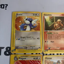 Pokemon e-Reader Lot - Dratini, Growlith, Pidgeot, vileplume Expedition RS LP - Image 5