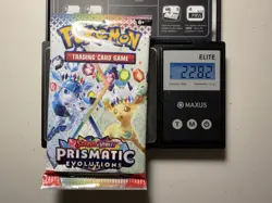 Very Heavy🔥22.82g🔥Prismatic Evolutions Pokemon Sealed Booster Pack! - Image 1