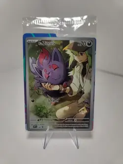 SEALED Pokemon N's Zorua SVP 189 Journey Together ETB Full Art Black Star Promo - Image 1
