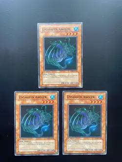 Yugioh Unshaven Angler SOD-EN028 1st Edition Common LP/MP X3 - Image 1