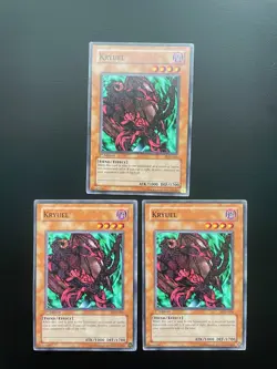 Yugioh Kryuel PGD-006 Common 1st Edition LP/MP X3 - Image 1
