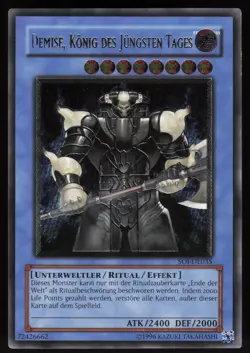 Demise, King of Armageddon SOI-EN035 Enhanced GERMAN Ultimate Rare Yu-Gi-Oh - Image 1