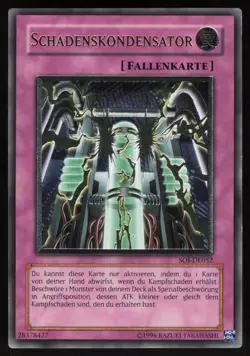 Damage Condenser (UTR) SOI-EN052 Enhanced GERMAN Ultimate Rare Yu-Gi-Oh - Image 1