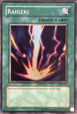 Raigeki LOB-053 Unlimited Super Rare HP - Image 1