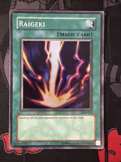 Raigeki LOB-053 Unlimited Super Rare HP - Image 2
