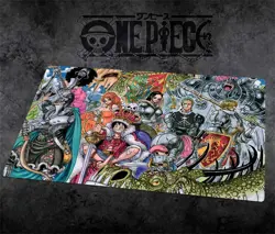 One Piece Playmat Franky Nami Luffy Robin Zoro Sanji OPCG TCG CCG Card Game Mat - Image 1