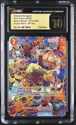 Edward Newgate ST15-002 Sp OP10 Royal Blood One Piece CGC 10 Pristine - Image 1