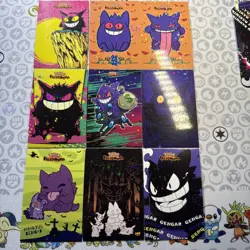 9 Star Holo Gengar Halloween Card Database Non-TCG Pokemon Cards Peru Set #5 - Image 1
