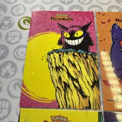 9 Star Holo Gengar Halloween Card Database Non-TCG Pokemon Cards Peru Set #5 - Image 2