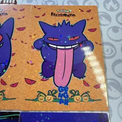 9 Star Holo Gengar Halloween Card Database Non-TCG Pokemon Cards Peru Set #5 - Image 4