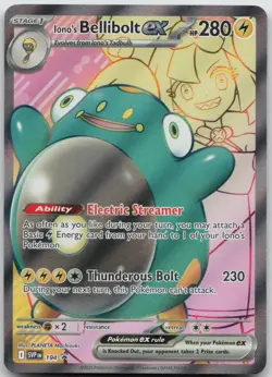 Iono's Bellibolt ex Promo SV: Scarlet & Violet Promo Cards 194 NM - Image 1