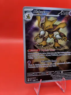 Pokemon Alakazam TCG Mega Evolution Promo Card ETB 009 NM Condition - Image 2