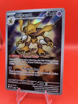 Pokemon Alakazam TCG Mega Evolution Promo Card ETB 009 NM Condition - Image 3