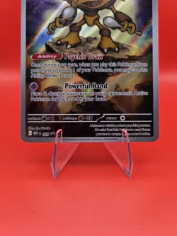 Pokemon Alakazam TCG Mega Evolution Promo Card ETB 009 NM Condition - Image 5