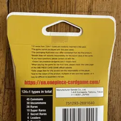 One Piece KINGDOMS OF INTRIGUE English Sleeved Booster OP-04 Sealed 12-Card Pack - Image 5
