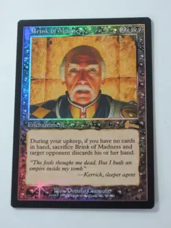 MtG - FOIL - Brink of Madness - Urza's Legacy - (ULG) - NM - Image 1