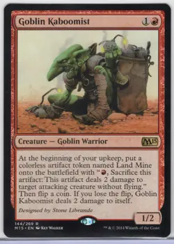 1x Goblin Kaboomist - Core Set 2015 - Near Mint - Image 1