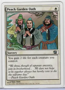 1x Peach Garden Oath - MTG Core Set 8th Edition - Near Mint - Image 1