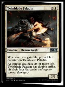 Core Set 2020 #285 Twinblade Paladin - Image 1