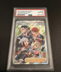 2023 Pokemon Crown Zenith Friends in Hisui #148 Full Art PSA 10 GEM MINT - Image 1