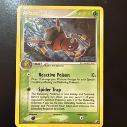 Pokemon TCG- Ariados- 2/115- EX Unseen Forces- Reverse Holo Rare Stamped- LP - Image 1