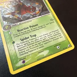 Pokemon TCG- Ariados- 2/115- EX Unseen Forces- Reverse Holo Rare Stamped- LP - Image 3