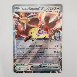 Team Rocket's Kangaskhan ex 162/217 Double Rare Pokemon Ascended Heroes TCG NM - Image 1