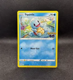 Squirtle 15/78 Pokemon GO STAMP TCG Pokemon NM 1001#138 - Image 1
