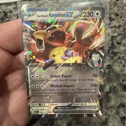 Team Rocket's Kangaskhan EX Double Rare 162/217 Pokemon Ascended Heroes TCG - Image 1