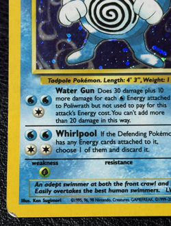 Poliwrath 15/130 - Holo Rare - Vintage Pokemon TCG: Base Set 2 - MP - Image 5