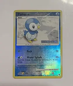 Piplup 93/130 Diamond and Pearl Reverse Holo Stamped Common Pokemon TCG 2007 - Image 1