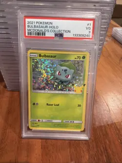2021 Bulbasaur - Pokemon: McDonalds Collection - Holo - PSA 3 - Image 1
