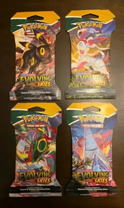 Pokemon Evolving Skies Sleeved Blister Booster Pack New Sealed SEE DESCRIPTION - Image 1