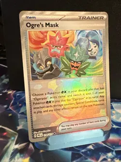 Ogre's Mask (Poke Ball Pattern) 118/131 Sv: Prismatic Evolutions Holo Near Mint - Image 1