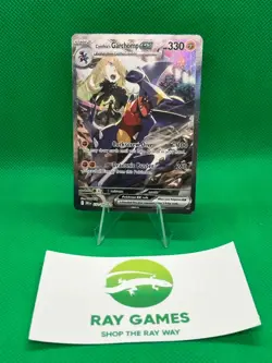 Pokemon TCG Cynthia's Garchomp ex 232/182 Destined Rivals SIR Moderately Played- - Image 1