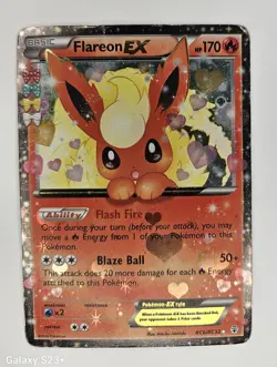 Pokemon Flareon EX RC6/RC32 Generations Radiant Collection Ultra Rare Holo - Image 1