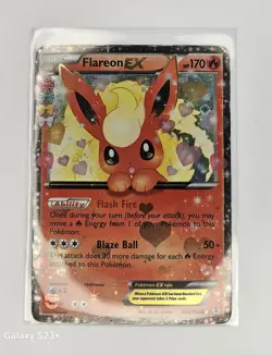 Pokemon Flareon EX RC6/RC32 Generations Radiant Collection Ultra Rare Holo - Image 3