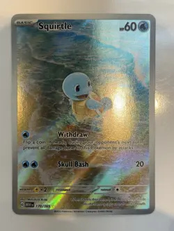 Squirtle - 170/165 - 170/165 - SV: Scarlet & Violet 151 - Illustration Rare - NM - Image 1