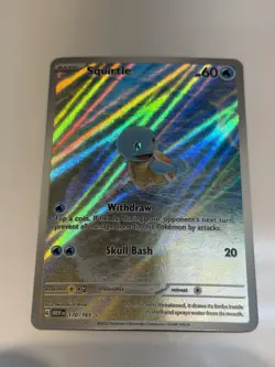 Squirtle - 170/165 - 170/165 - SV: Scarlet & Violet 151 - Illustration Rare - NM - Image 3