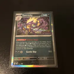 Pokemon TCG Toxtricity Phantasmal Flames Stamped Holo Pack Fresh Near Mint - Image 1