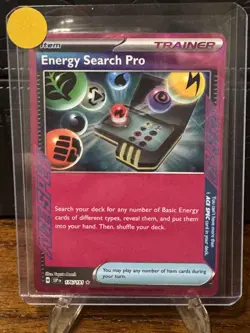 Pokemon TCG Surging Sparks Ace-Spec Energy Search Pro 176/191 Rare Holo NM - Image 1