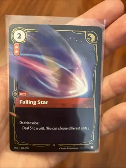 Falling Star Foil 029/298 Origins Riftbound League of Legends 005757 - Image 1