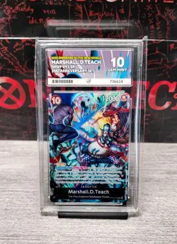 One Piece CCG Marshall.D.Teach 2nd Anniversary Set OP09-093 ACE 10 - Image 1