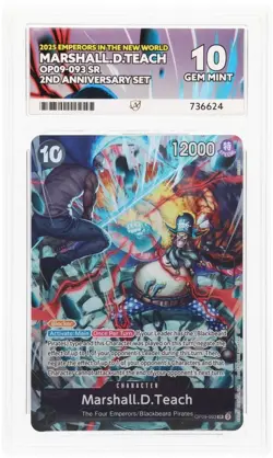 One Piece CCG Marshall.D.Teach 2nd Anniversary Set OP09-093 ACE 10 - Image 2