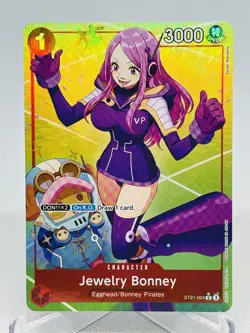 ONE PIECE ST Jewelry Bonney ST21-012 Character Alt Art EX Gear 5 ST21 ENGLISH - Image 1