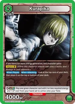 Kurapika Foil - UE02BT/HTR-1-073 NM - Union Arena - Image 1